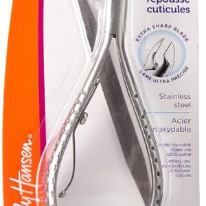 Sally Hansen Beauty Tools, Nip'em Neat-Cuticle Nipper, Pusher, Half Jaw, 1 count, Cuticle Cutter, Cuticle Nipper, Cuticle Clippers, Cuticle Trimmer, Precise Blade, Safely Trims