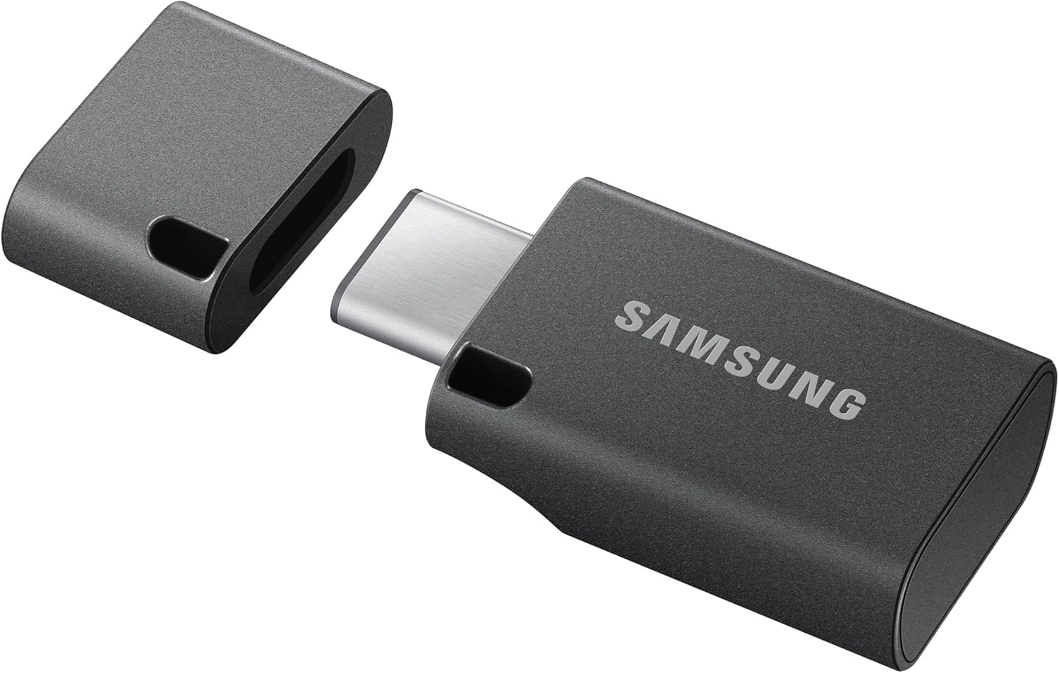 Samsung Type-C 512GB USB 3.2 Gen 1 Flash Drive, 400MB/s, External Memory and Storage for Computers, Mobile Devices, MUF-512DA4/AM, Gray, 2024
