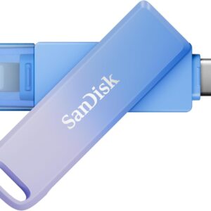 SanDisk 128GB Creator Phone Drive - for iPhone, iPad, Laptop & Mac - Includes USB Type-C and Lightning Connectors - Automatic Backup, 3 Months of Adobe Lightroom Included- SDIXD0N-128G-GN6TP