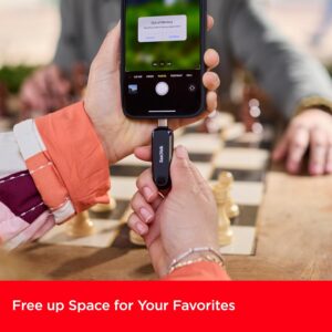 SanDisk 128GB Phone Drive for Android – The 2-in-1 USB for Smartphones, Tablets, and Computers – Thumb Drive with USB Type-C and Type-A Connectors – SDDDC6-128G-G46