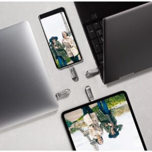 SanDisk 256GB Ultra Luxe USB Type-C Flash Drive – Up to 400MB/s, USB 3.2 Gen 1, Premium Metal Design – SDCZ75-256G-G46