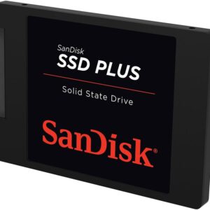SanDisk SSD PLUS 1TB Internal SSD – SATA III 6 Gb/s, 2.5″/7mm, Up to 535 MB/s – SDSSDA-1T00-G27