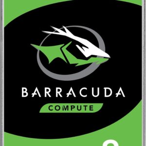 Seagate BarraCuda 8 TB Internal Hard Drive HDD – 3.5 Inch SATA 6 Gb/s, 5,400 RPM, 256 MB Cache for Computer Desktop PC (ST8000DMZ04/004)