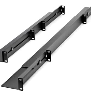 StarTech.com 1U 19 inch Server Rack Rails – 24-36 inch Adjustable Depth – Universal 4 Post Rack Mount Rails – Network Equipment/Server/UPS Mounting Rail Kit HPE ProLiant Dell PowerEdge (UNIRAILS1UB)