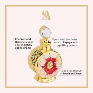 Swiss Arabian Layali Rouge – Luxury Products From Dubai – Long Lasting Personal Perfume Oil Fragrance – A Seductive Signature Aroma – 0.5 Oz