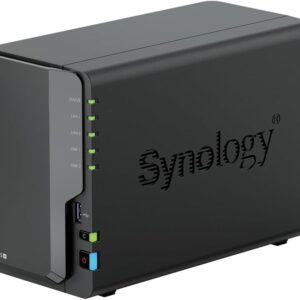 Synology DS225+ 2-Bay Diskstation NAS (Intel Celeron J4125 Quad-Core, 2 GB Non-ECC DDR4 SODIMM 1 x 2,5 GbE und 1 x 1 GbE RJ-45 LAN-Port) 8TB Bundle with 2X 4TB Seagate Ironwolf