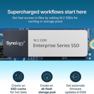 Synology SNV5420-400G – Enterprise Series M.2 NVMe SSD (2280) 400GB