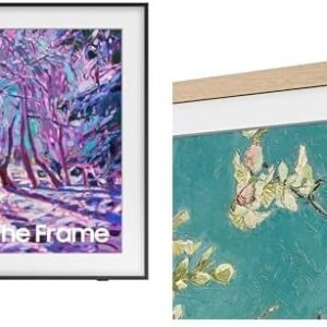 The Frame 32” TV with Teak Bezel