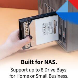 Toshiba N300 10TB NAS 3.5-Inch Internal Hard Drive – CMR SATA 6 Gb/s 7200 RPM 512 MB Cache – HDWG71AXZSTA