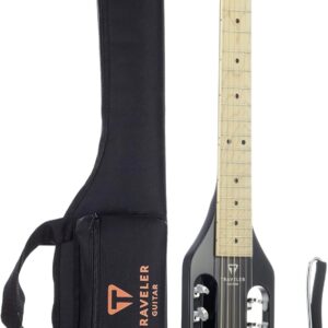 Traveler Guitar Ultra-Light Acoustic Acoustic-Electric Guitar, Black Gloss