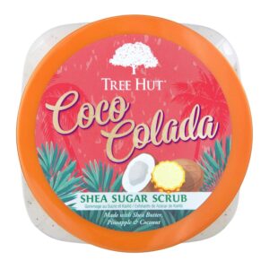 Tree Hut Coco Colada Shea Sugar Scrub, 18 oz, Ultra Hydrating and Exfoliating Scrub for Nourishing Essential Body Care