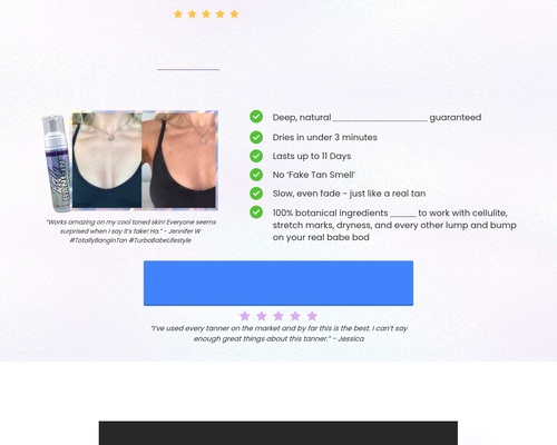 Turbo Babe Anti Aging Self Tanner