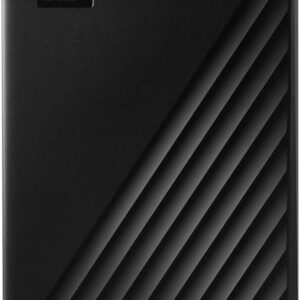 WD 1TB My Passport, Portable External Hard Drive, Black, backup software with defense against ransomware, and password protection, USB 3.1/USB 3.0 compatible - WDBYVG0010BBK-WESN