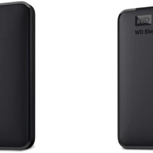 WD 4TB Elements Portable External Hard Drive HDD, USB 3.0, Compatible with PC, Mac, PS4 & Xbox - WDBU6Y0040BBK-WESN & 2TB Elements Portable External Hard Drive HDD, USB 3.0