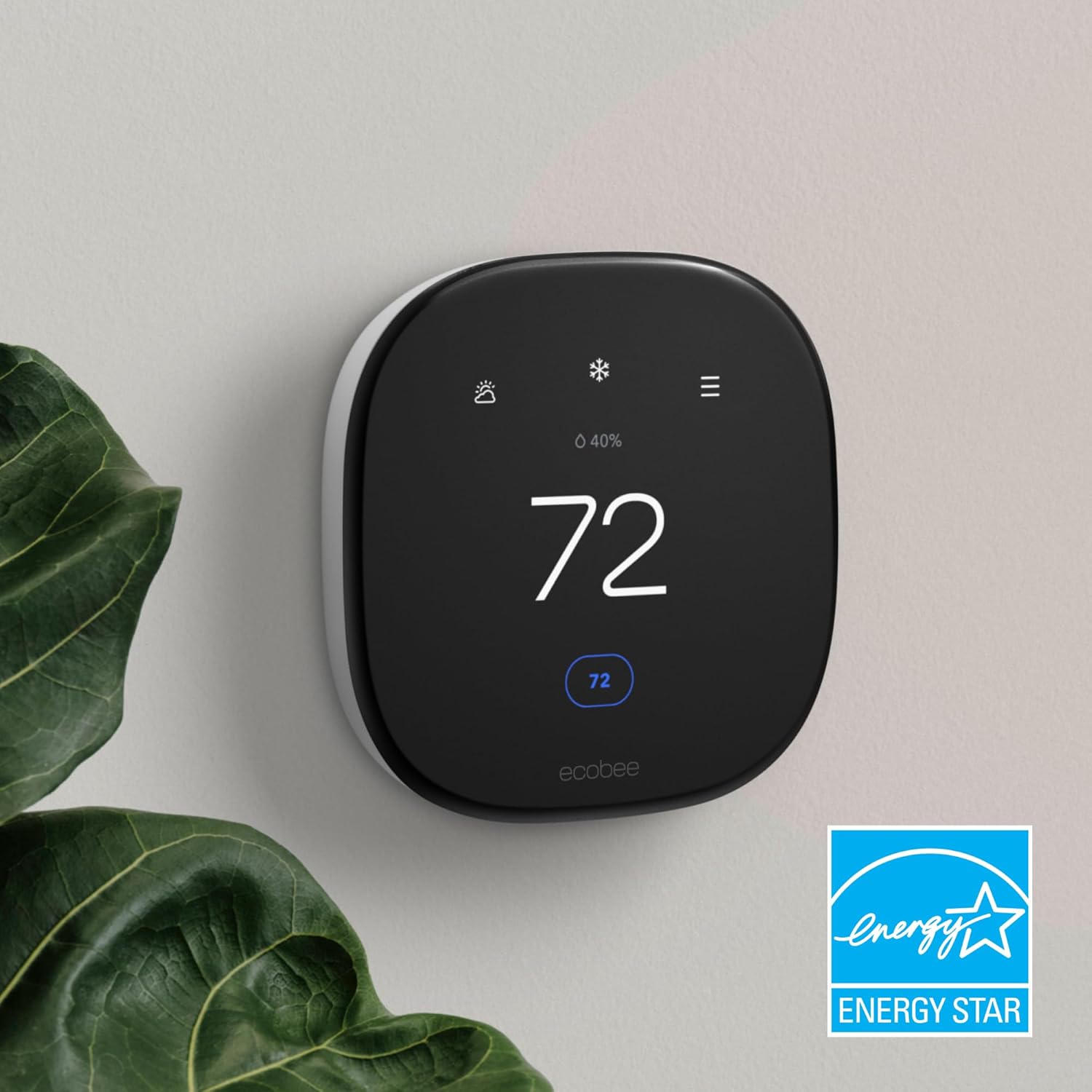 ecobee Smart Thermostat Enhanced - Programmable Wifi Thermostat - Works with Siri, Alexa, Google Assistant - Energy Star Certified - Smart Home - Image 2