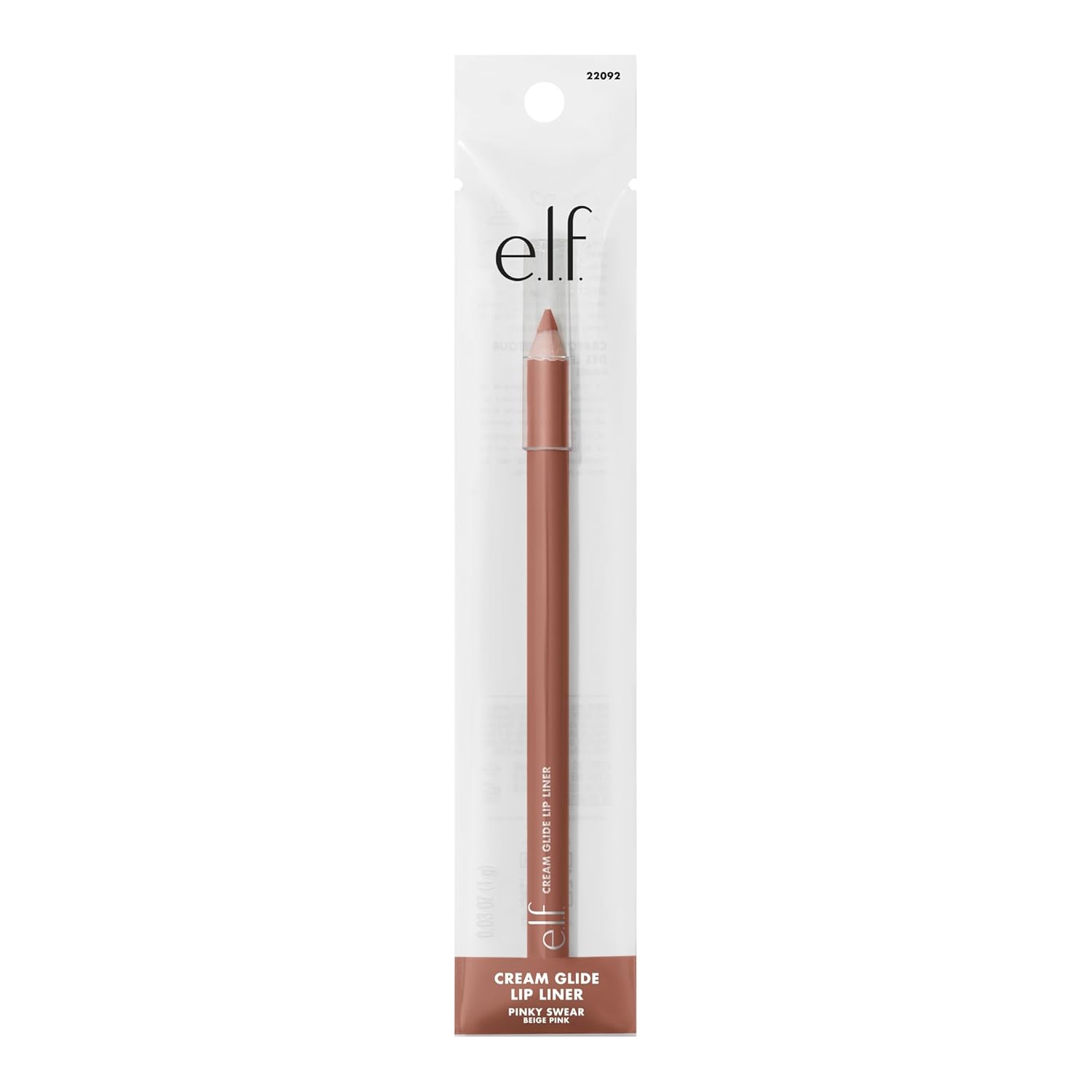 e.l.f. Cream Glide Lip Liner, Highly-Pigmented Pencil For Shaping & Sculpting Lips, Semi-Matte Finish, Vegan & Cruelty-Free, Pinky Swear - Image 8