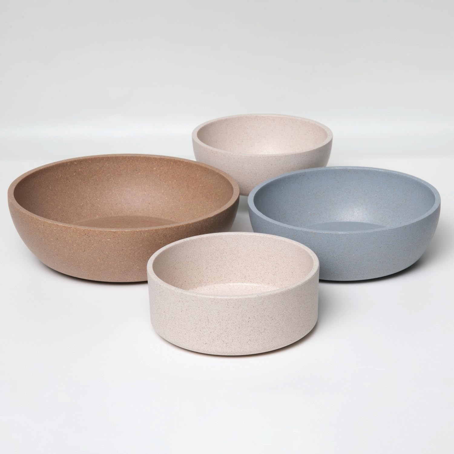 Loving Pets - Dolce Bamboo - Eco-Friendly Pet Bowls & Dishes for Dog, Cats, Puppy Food and Water Bowl -Sustainable and Dishwasher Safe, Made with Real Bamboo (Medium, Oat-Beige) - Image 4