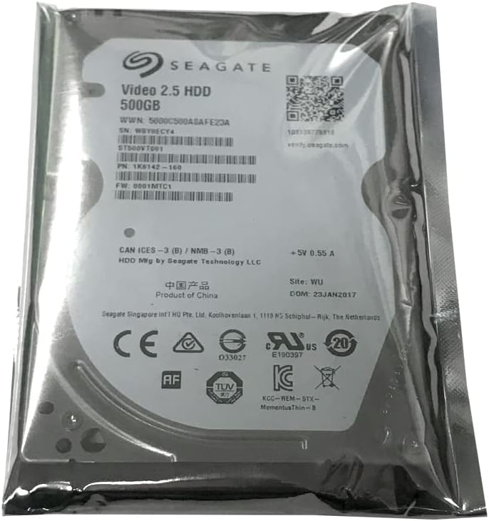 Seagate Video 2.5 HDD Hard Drive - Internal (ST500VT000) - Image 3