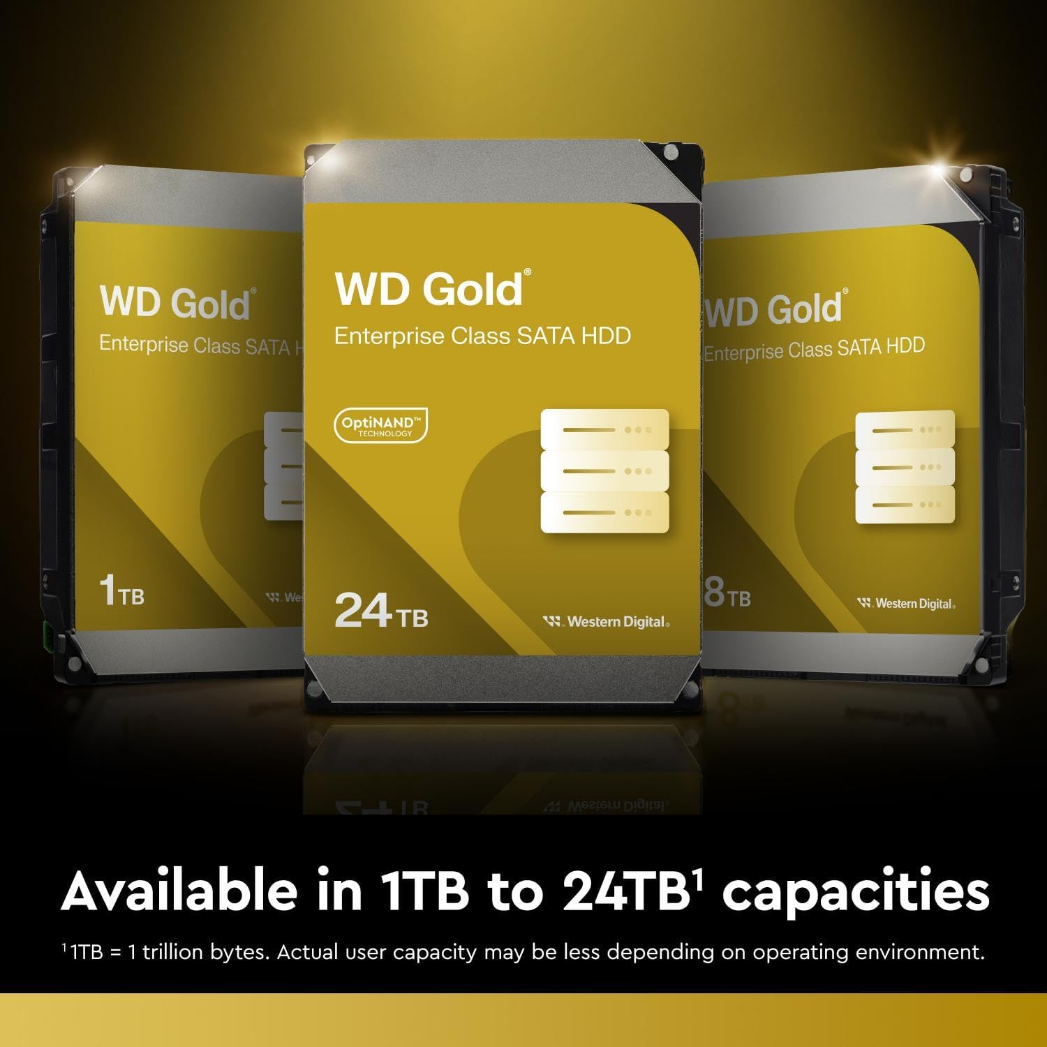 Western Digital 1TB WD Gold Enterprise Class Internal Hard Drive - 7200 RPM Class, SATA 6 Gb/s, 128 MB Cache, 3.5" - WD1005FBYZ - Image 4