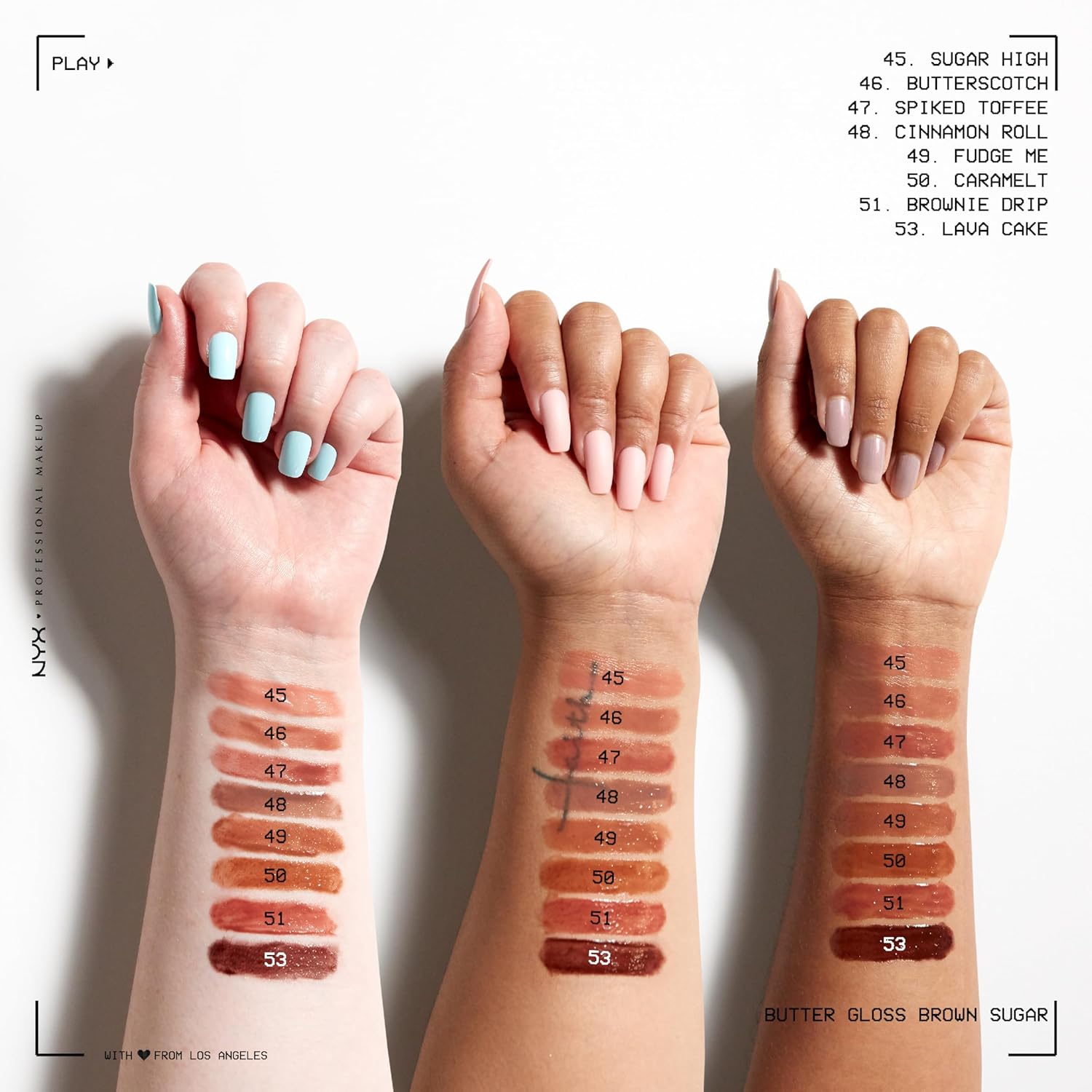 NYX PROFESSIONAL MAKEUP Butter Gloss, Non-Sticky Lip Gloss - Sugar Glass ,Clear - Image 8