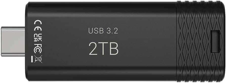 2TB PNY PRO Elite V3™ Type-C USB 3.2 Gen 2 Flash Drive – Up to 1000MB/s Read, Up to 800MB/s Write, Extreme Performance for Professional Data Storage and Transfers, Premium Metal Design, USB-C - Image 5