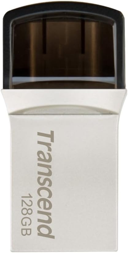 Transcend Japan TS128GJF890S USB Memory, 128 GB, USB 3.1, Gen1, Type-A/Type-C Dual Connectors, Compact Type, Data Recovery Software - Image 4