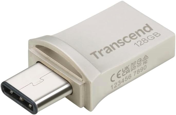 Transcend Japan TS128GJF890S USB Memory, 128 GB, USB 3.1, Gen1, Type-A/Type-C Dual Connectors, Compact Type, Data Recovery Software - Image 5