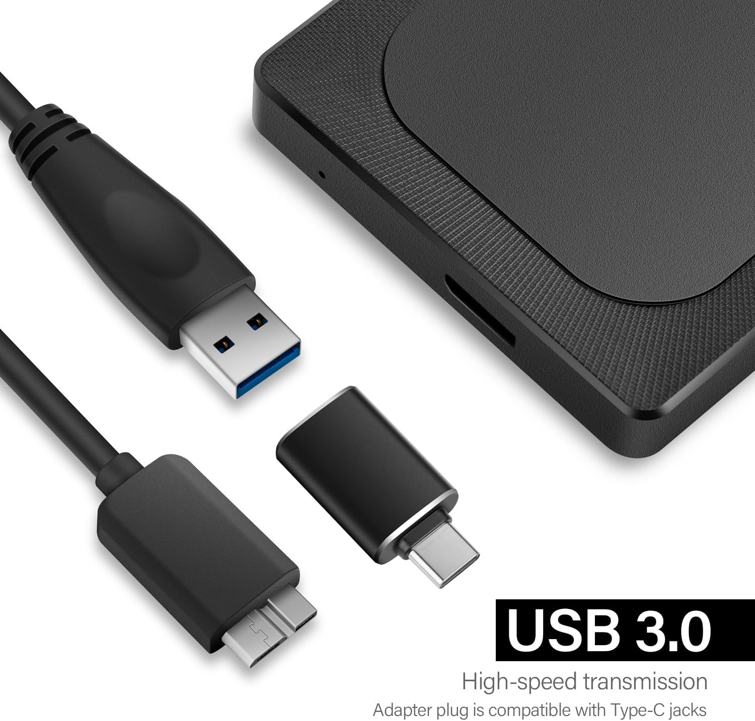 5TB External Hard Drive Ultra Slim Portable HDD-USB 3.0 for PC, Mac, Laptop, PS4, Xbox one,Xbox 360 Model A4 - Image 4