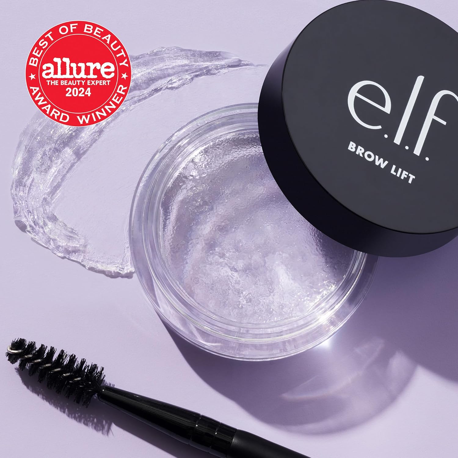 e.l.f. Brow Lift, Clear Eyebrow Shaping Wax For Holding Brows In Place, Creates A Fluffy Feathered Look, Vegan & Cruelty-Free, Clear - Image 3