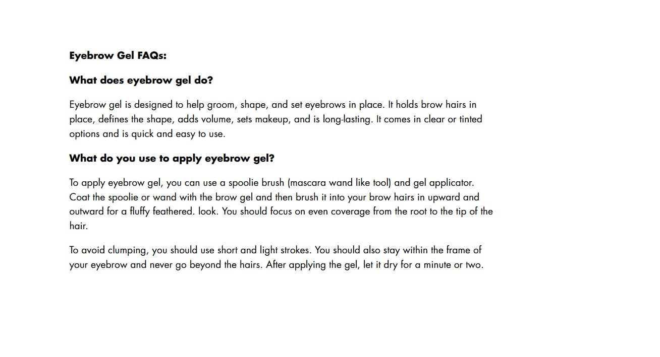 e.l.f. Brow Lift, Clear Eyebrow Shaping Wax For Holding Brows In Place, Creates A Fluffy Feathered Look, Vegan & Cruelty-Free, Clear - Image 8