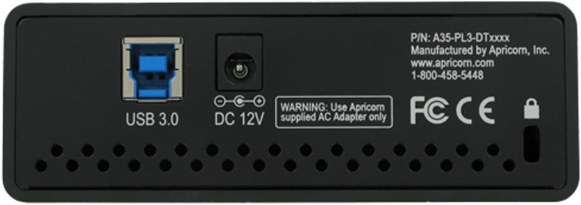 Apricorn 22TB Aegis Padlock DT 256-Bit Encrypted USB 3.0 Hard Drive (ADT-3PL256-22TB) - Image 6