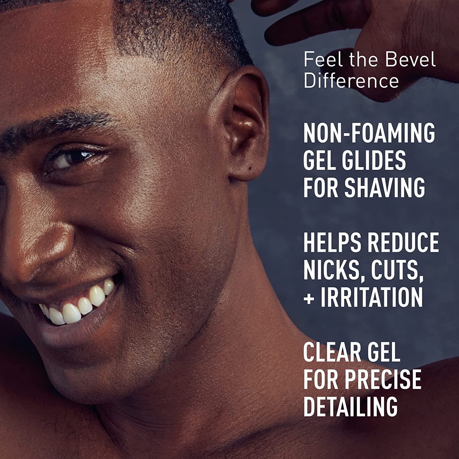 Bevel Essentials Clear Shave Gel for Men, Clear Shave Gel for Precise Detailing and Edging with Aloe Vera and Cucumber Extract to Soothe Skin and Prevent Razor Bumps, 4 Fl Oz - Image 3