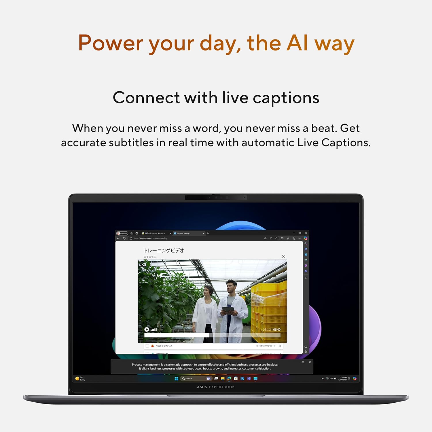 ASUS ExpertBook PM3 16” Business Laptop, AMD Ryzen AI 7 350 Processor, 32GB RAM, 1TB SSD, WiFi 7, Windows 11 Pro, Misty Grey, PM3606CKA-XS76 - Image 9