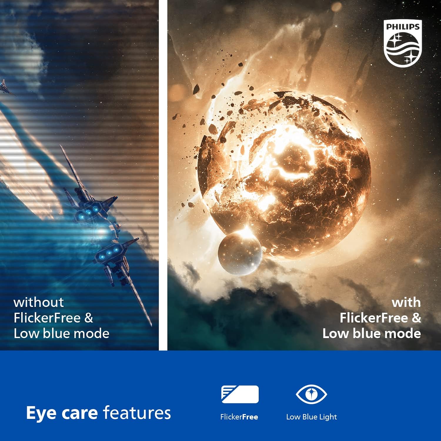 Philips 34E1C5600HE 34" UltraWide QHD 21:9 Monitor with Built-in Windows Hello Webcam & Noise Canceling Mic, USB-C Docking, Stereo Speakers, 100Hz, 4-Year Advance Replacement,Black - Image 10