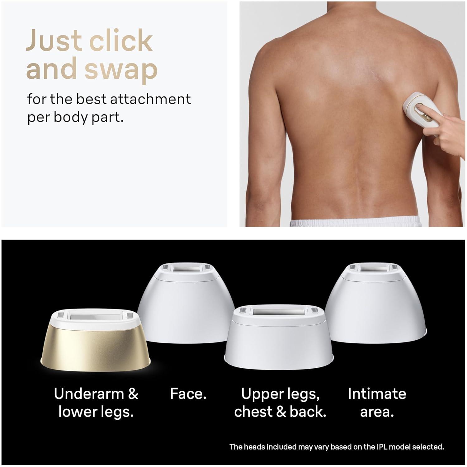 Braun IPL at Home Laser Hair Removal for Women and Men, Silk Expert Pro 5 PL5137 with Venus Swirl Razor, Permanent Visible Hair Reduction in Hair Regrowth for Body & Face, Corded, PL5137 - Image 7