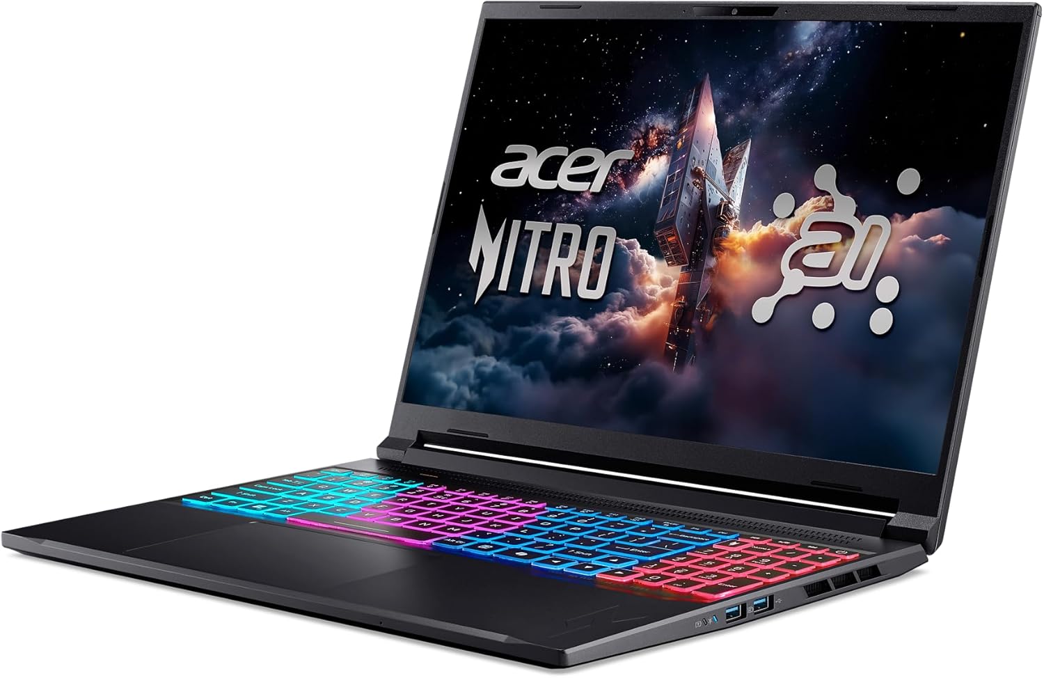 Acer Nitro V 16S AI Gaming Laptop | AMD Ryzen 7 260 Processor | NVIDIA GeForce RTX 5060 Laptop GPU (572 AI Tops) | 16" WUXGA IPS 180Hz Display | 32GB DDR5 | 1TB Gen 4 SSD | Wi-Fi 6 | ANV16S-41-R2AJ - Image 11