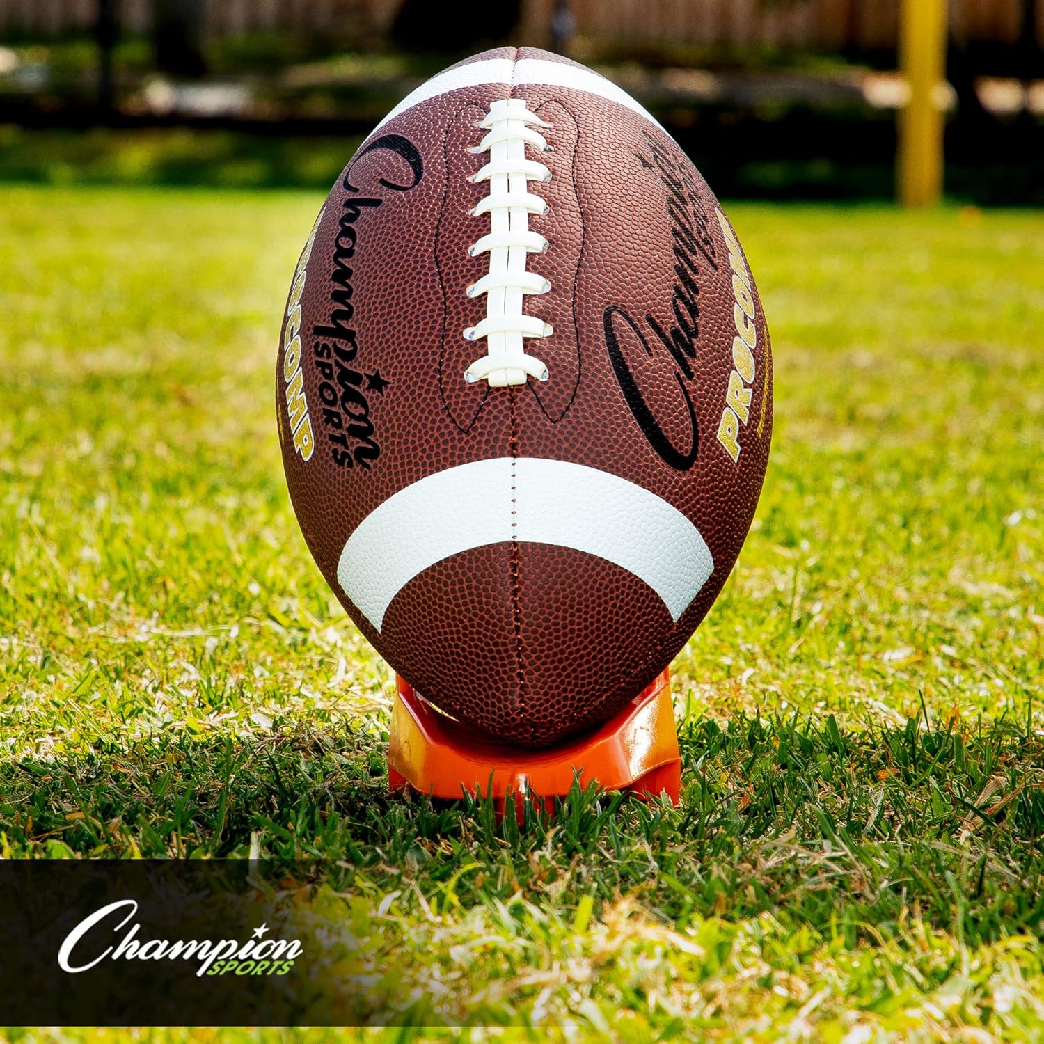 Champion Sports Hevy Duty Football Kickoff Kicking Tee - High Visibility Orange - 1" - Image 8