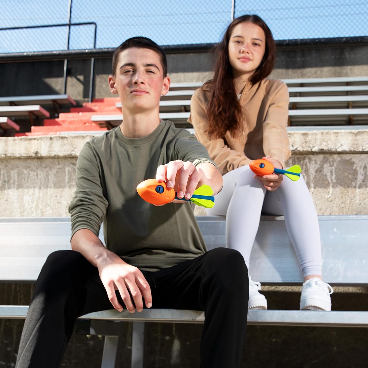 NERF Vortex Mini Aero Howler Foam Football - NERF Soft Mini Vortex Football for Long-Distance Throws - Perfect for Pool + Beach Ball - Kids Aero Howler Whistle Foam Ball - Image 6