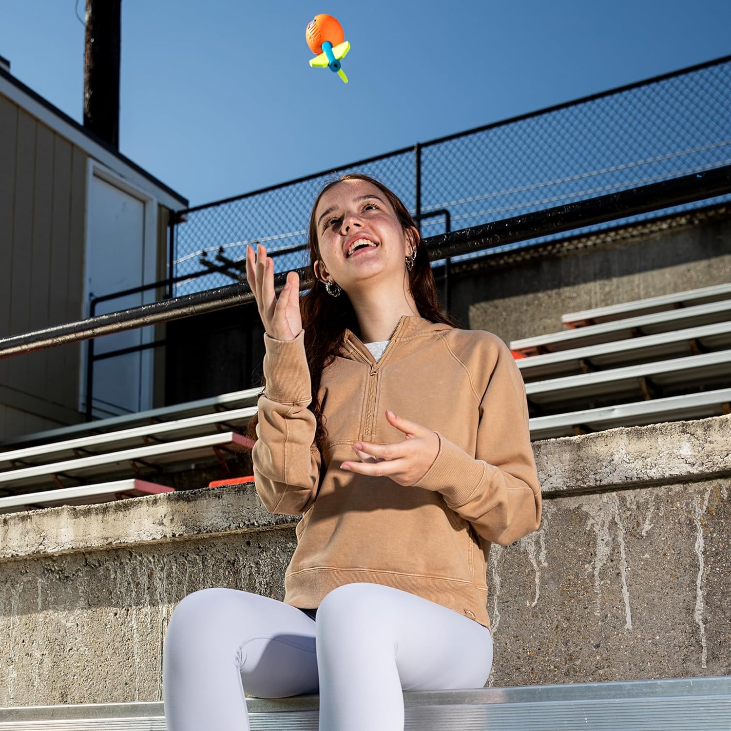 NERF Vortex Mini Aero Howler Foam Football - NERF Soft Mini Vortex Football for Long-Distance Throws - Perfect for Pool + Beach Ball - Kids Aero Howler Whistle Foam Ball - Image 8