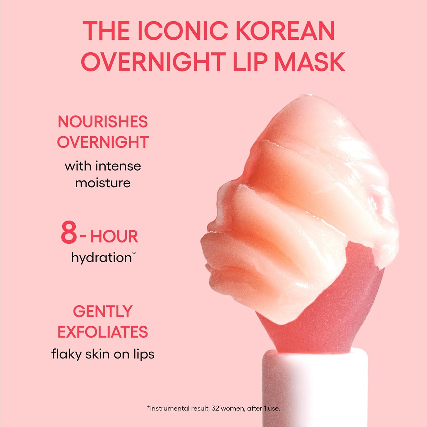 LANEIGE Lip Sleeping Mask: Nourish, Hydrate, Vitamin C, Murumuru & Shea Butter, Antioxidants, Flaky, Dry Lips - Image 4