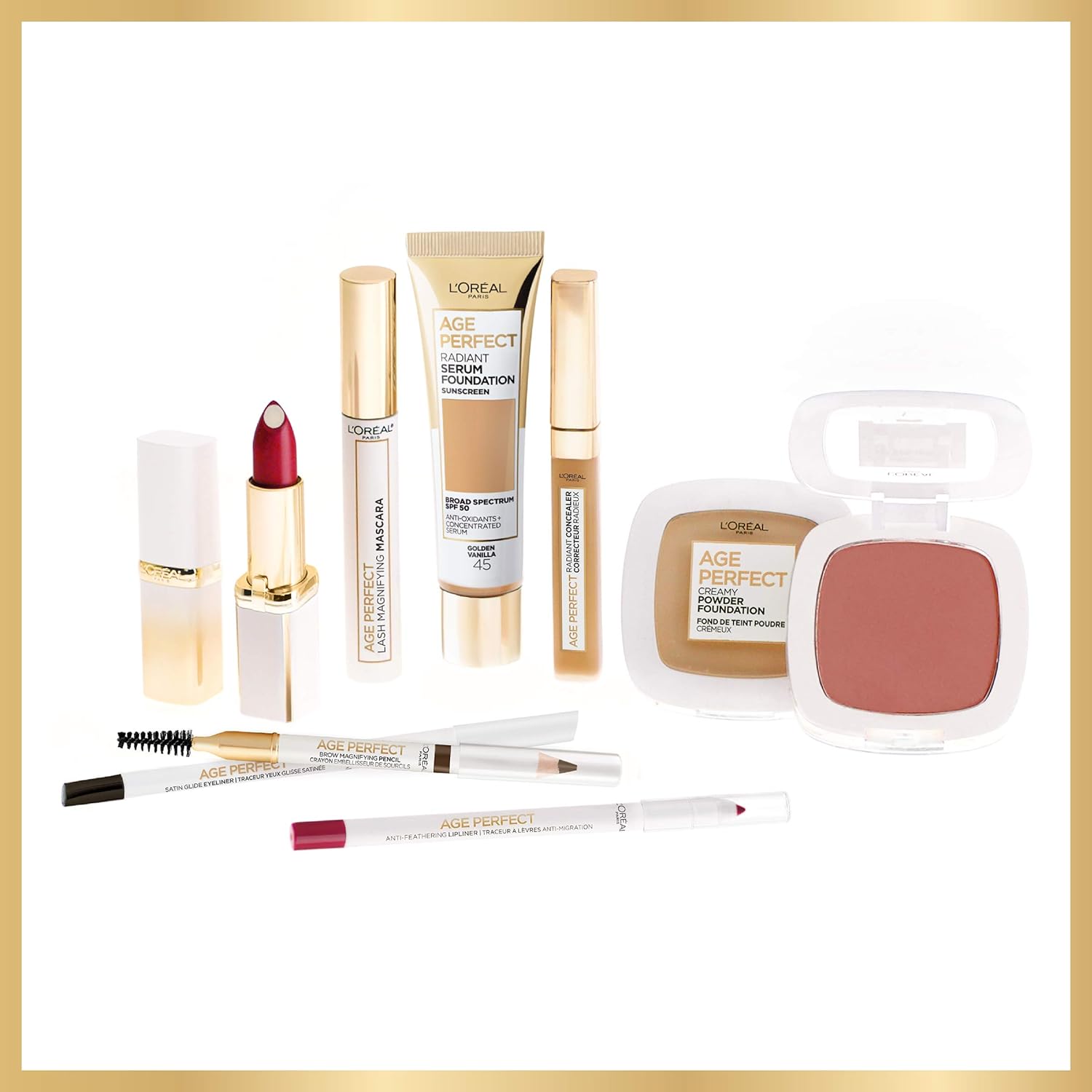 L'Oreal Paris Age Perfect Face Blurring Primer Infused with Caring Serum Smoothes Liners and Pores - Image 5