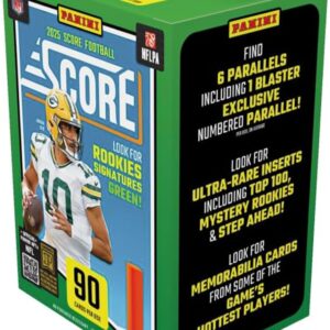 2025–26 Panini Score NFL Football Blaster Box – Official Trading Cards – Includes Rookie Cards, Parallels & Inserts – Sealed Retail Pack