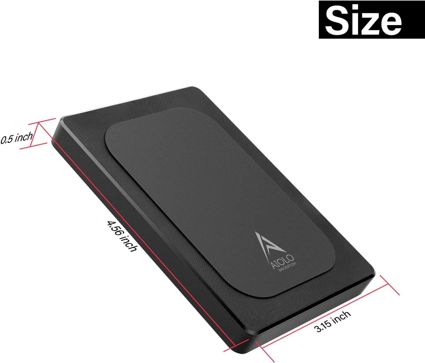 5TB External Hard Drive Ultra Slim Portable HDD-USB 3.0 for PC, Mac, Laptop, PS4, Xbox one,Xbox 360 Model A4 - Image 2