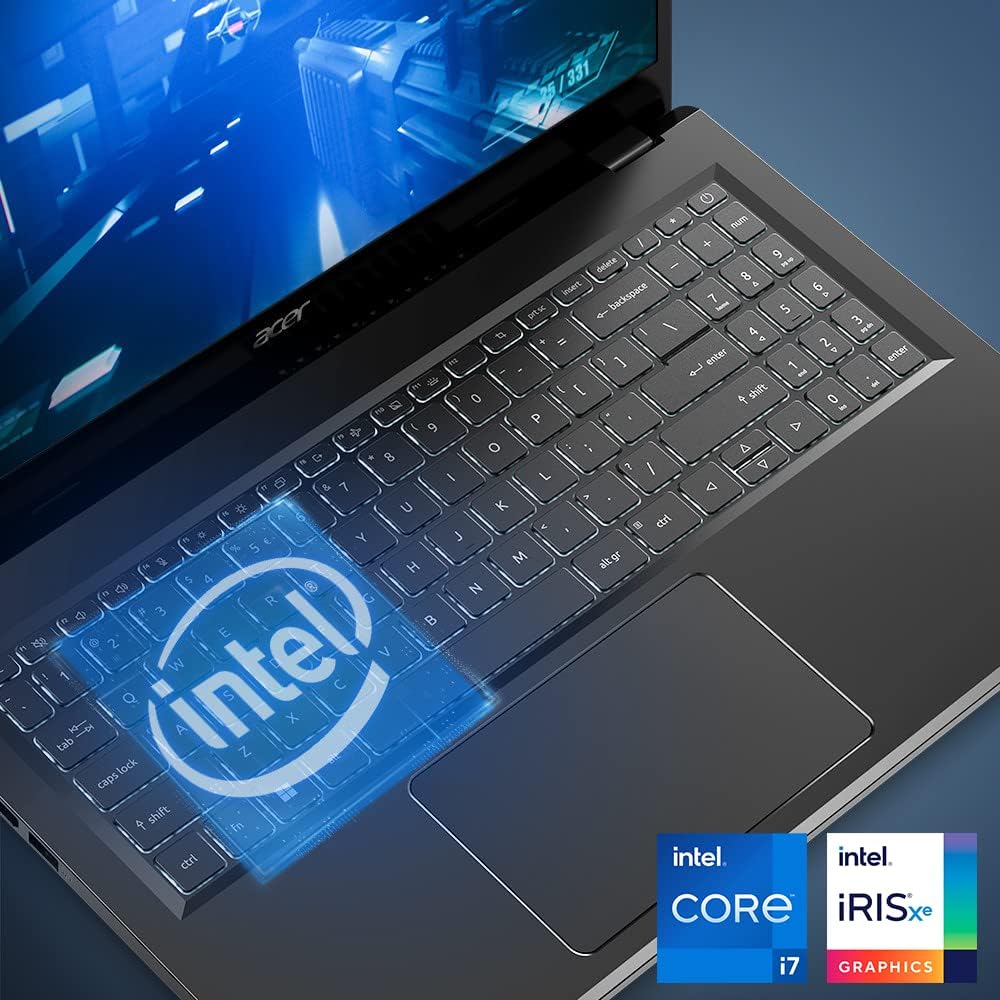 Acer Aspire 5 15 Slim Laptop | 15.6" FHD IPS Touch 1920 x 1080 | Intel Core i7-1355U | Intel Iris Xe Graphics | 16GB LPDDR5 | 512GB Gen 4 SSD | Wi-Fi 6E 802.11ax | Backlit Keyboard | - Image 2