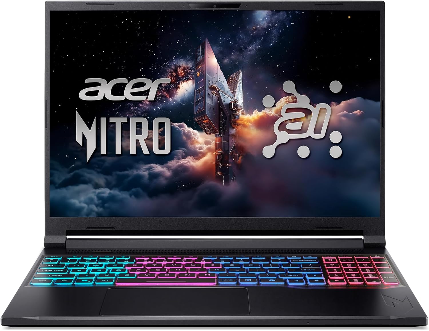 Acer Nitro V 16S AI Gaming Laptop | AMD Ryzen 7 260 Processor | NVIDIA GeForce RTX 5060 Laptop GPU (572 AI Tops) | 16" WUXGA IPS 180Hz Display | 32GB DDR5 | 1TB Gen 4 SSD | Wi-Fi 6 | ANV16S-41-R2AJ