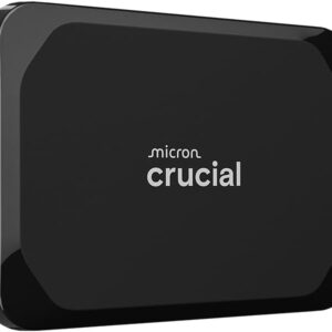 Crucial X9 4TB Portable SSD, Up to 1050MB/s, USB 3.2 USB-C, External Solid State Drive, Compatible with Windows, Mac, & Android, Reliable Storage for Games, Files, & Backups, Black - CT4000X9SSD902
