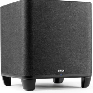 Denon Home Subwoofer – Home Theater Subwoofer with Deep, Powerful Bass, 8" Bass-Reflex Woofer, Wireless Streaming, Pair 150/250/350 Speakers & Sound Bar, Multi-Room Support, Black