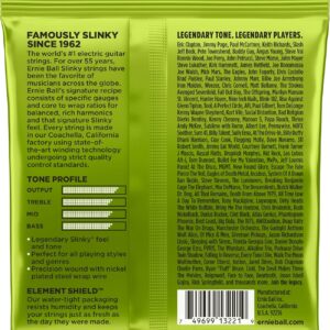 Ernie Ball Regular Slinky Nickel Wound Electric Guitar Strings 3-pack, 10-46 Gauge (P03221)