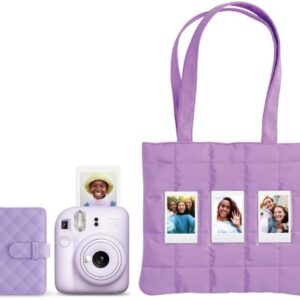 FUJIFILM Instax Mini 12 Holiday Bundle 2025 - Lilac Purple