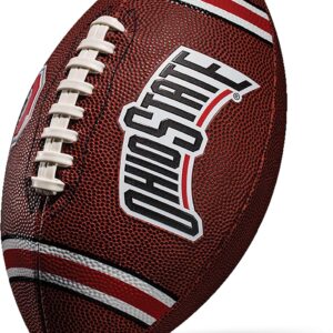 Franklin Sports Kids NCAA Youth Football - Official College Team Football with Team Logos - Junior Size